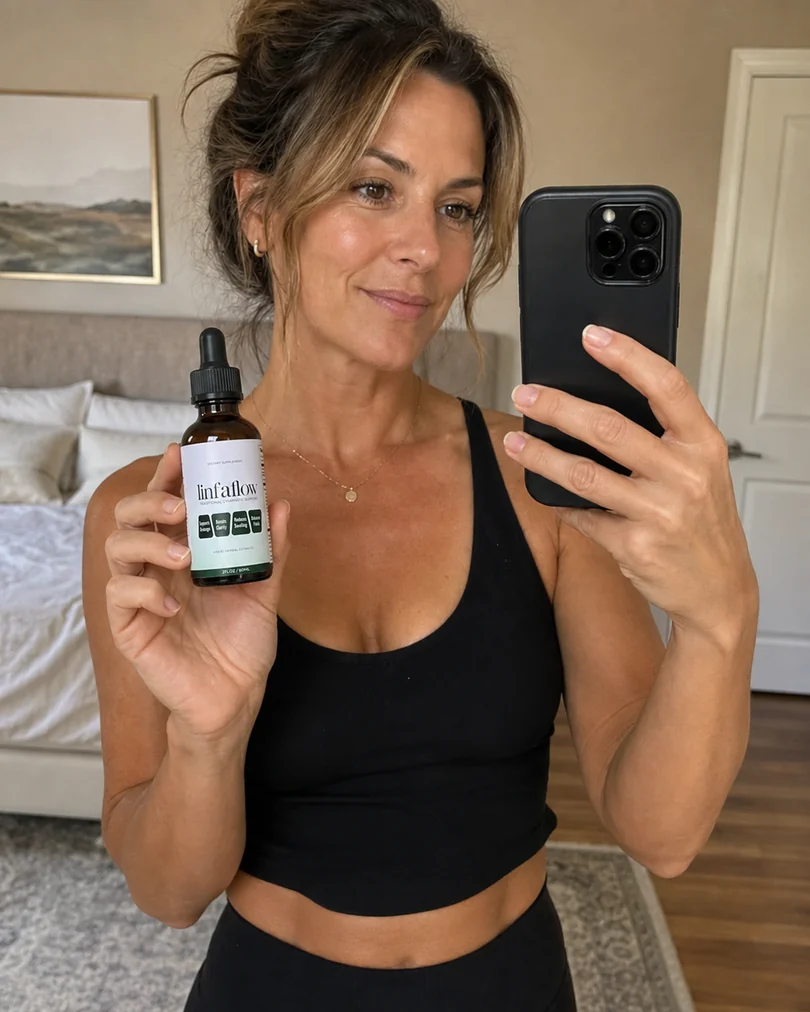Verified buyer holding LinfaFlow